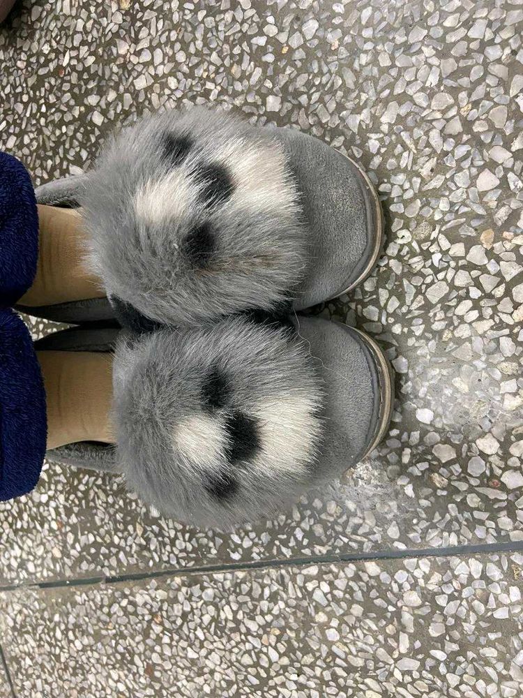 Cartoon Woolen Boots