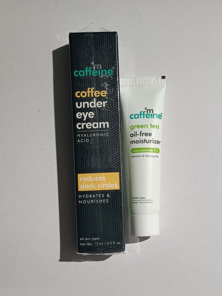 Combo Of Mcaffiene Under Eye Cream & Moisturizer