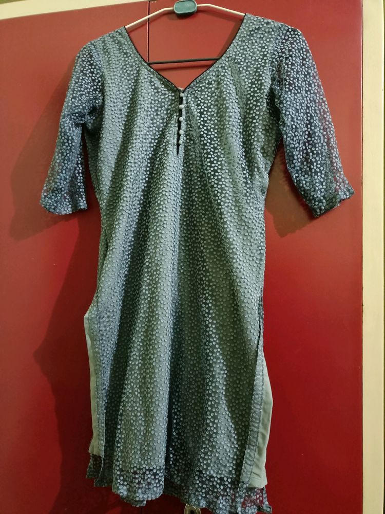 Fancy Net Kurta