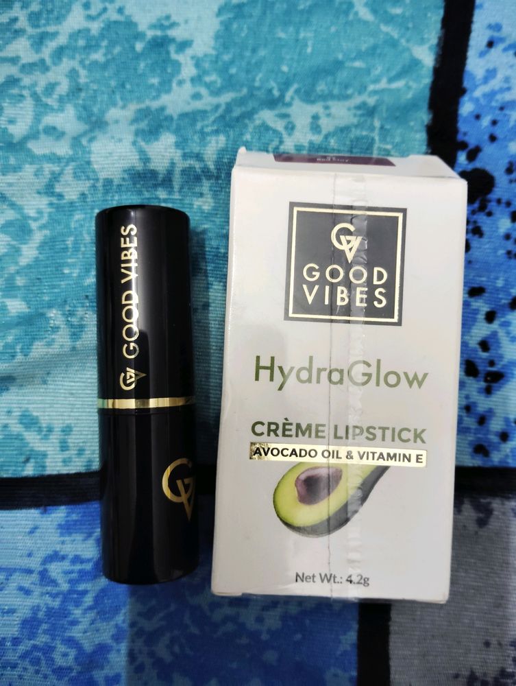 Good Vibes Hydra Glow Creme Lipstick Avacado Oil