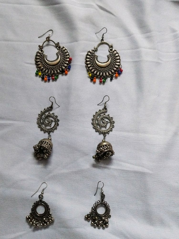 Oxidised Earings For Womens