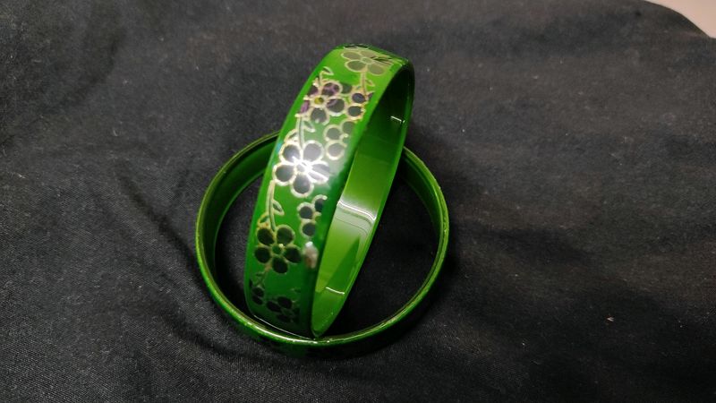 Green And Black Bangles