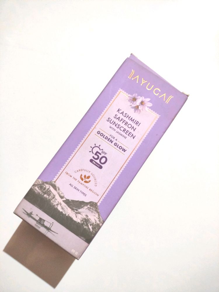 Ayuga Kashmiri Saffron Sunscreen For Dry Skin