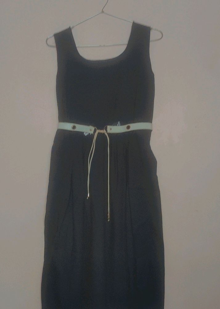 Blue A Line Dress