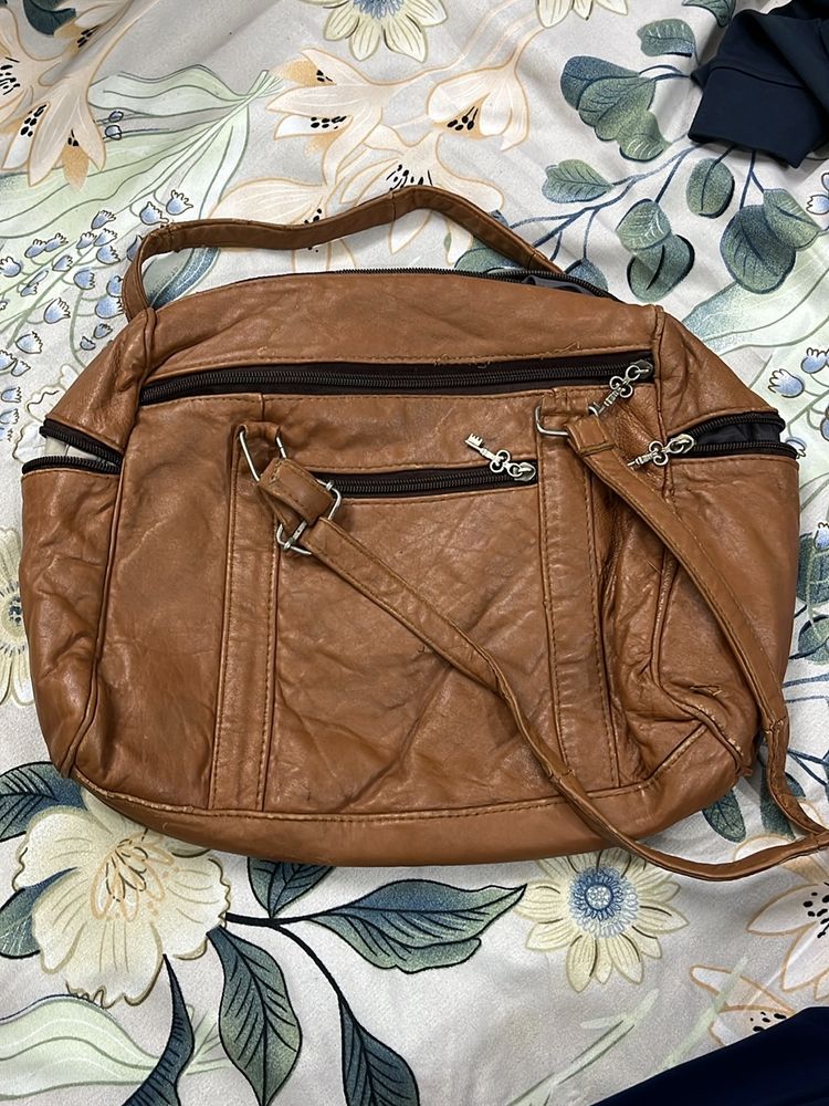 Brown Sling Bag