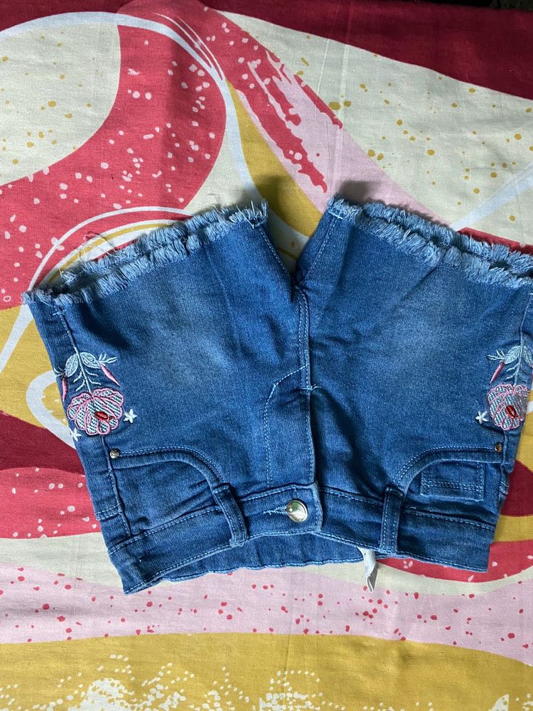 Pack Of 3 Kids Shorts Girls