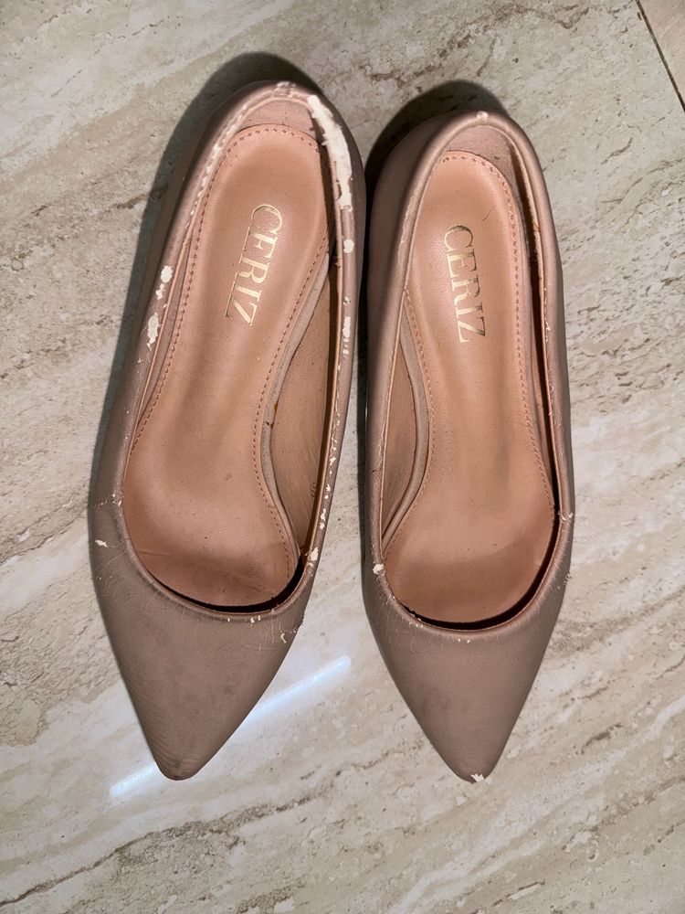 Nude Kitten Heels