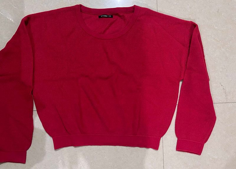 Hot Pink Sweatshirt For Women