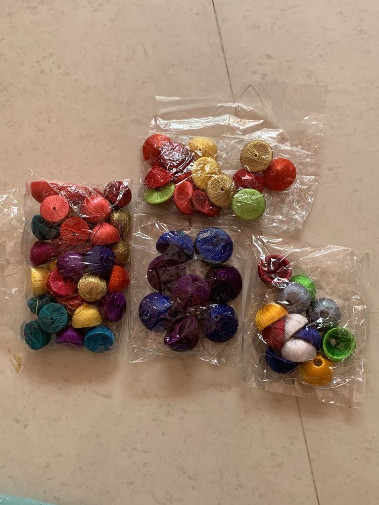 Silk Thread Beads