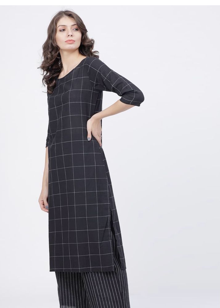 Vishudh Black Kurtha Set