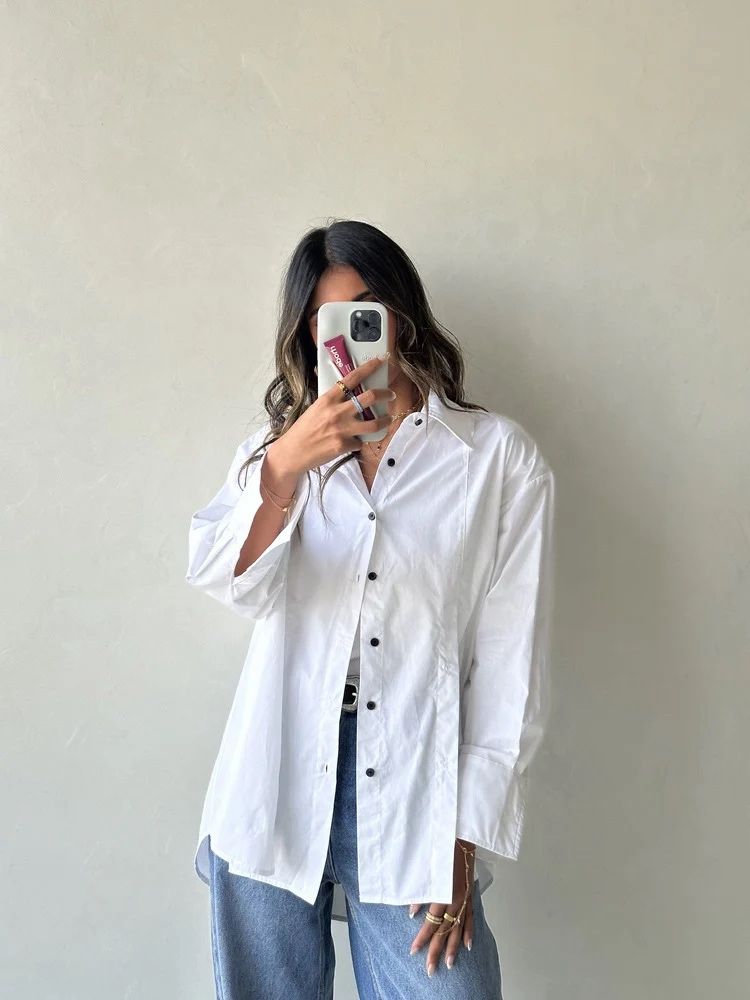 H&M Oversized Shirt  puff Sleeve