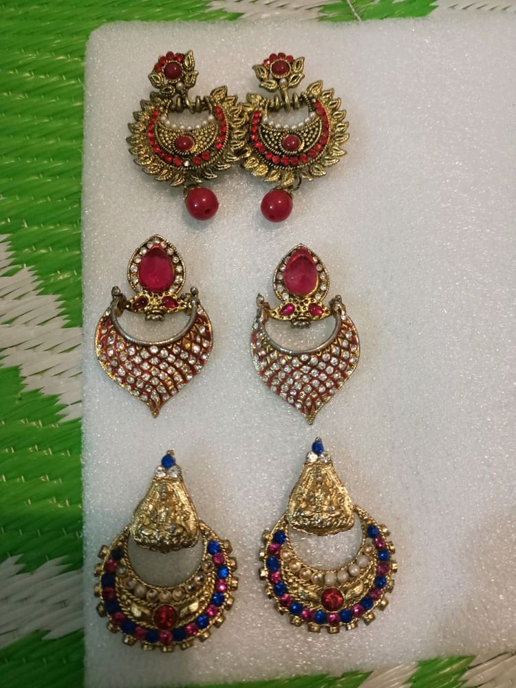 3 Party Wear Earrings