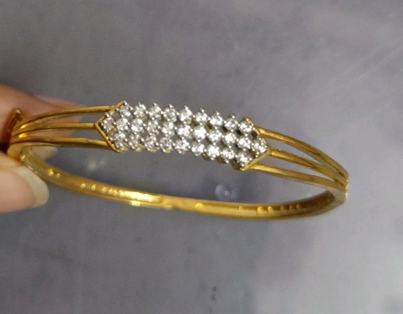 Openable Artificial Diamond Bracelet