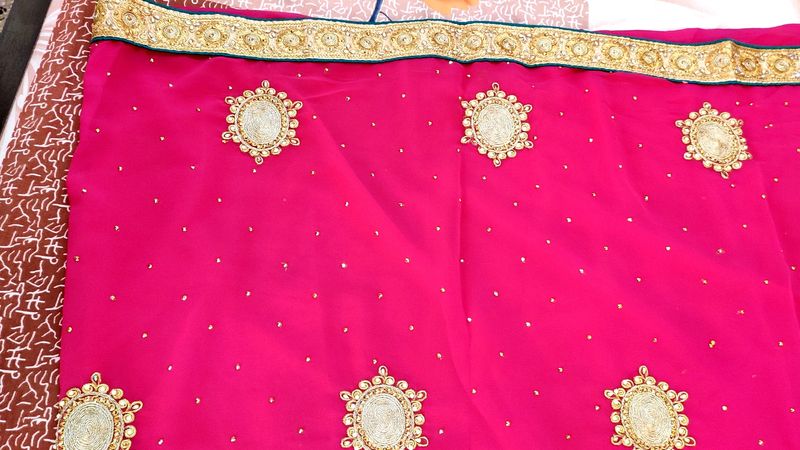 New Fully Embroidery work Saree