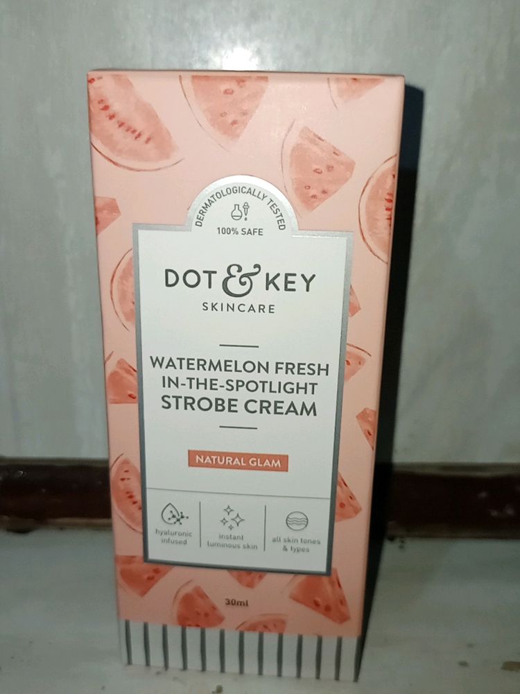 Dot & Key Strobe Cream Watermelon