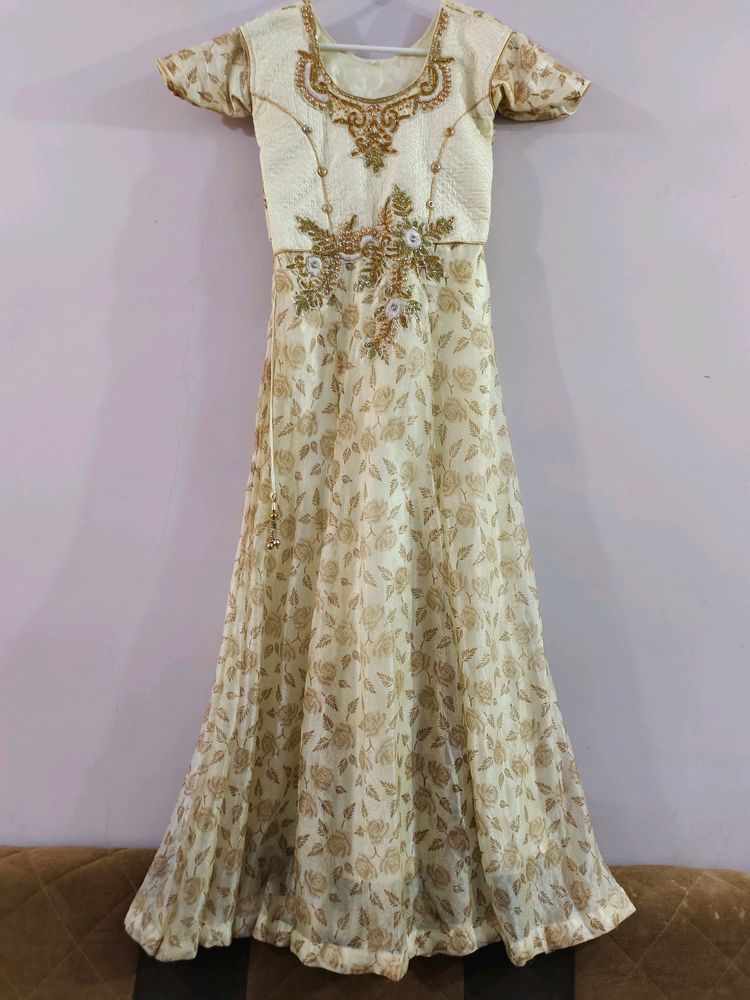 Cream Colour Gown