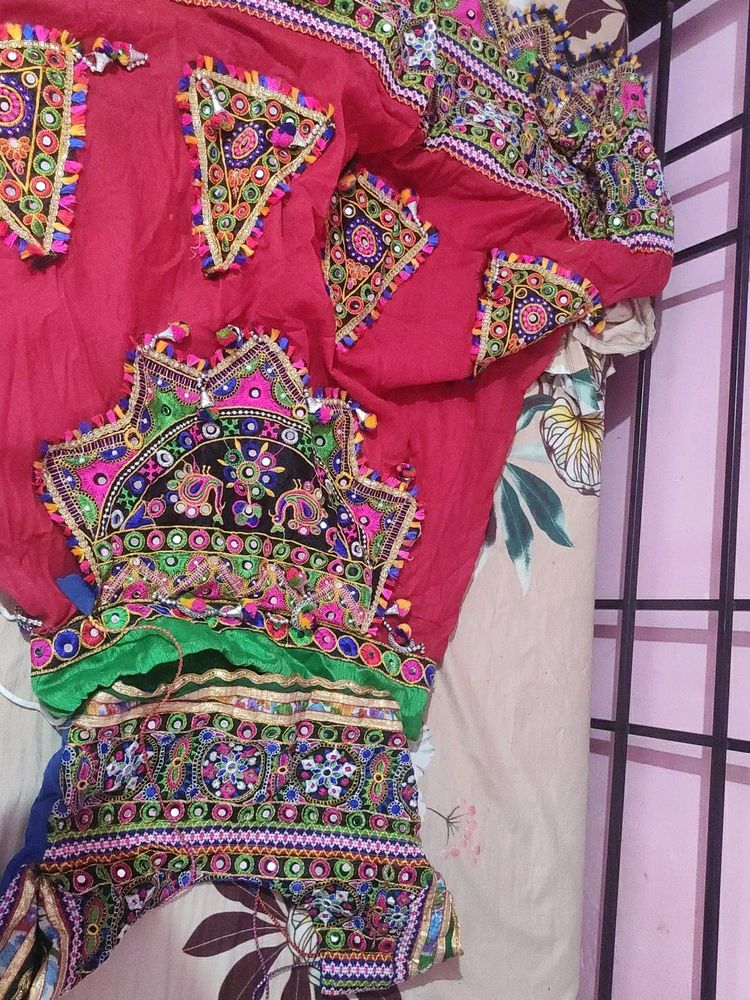 new lehenga choli for navratri rajashthani purchased at 1200rs