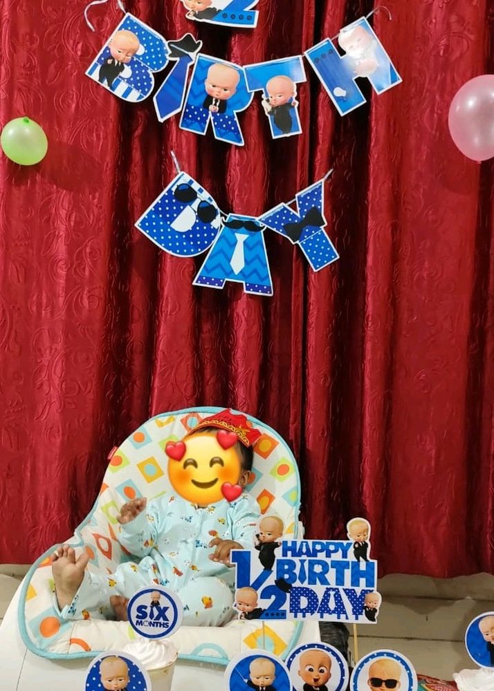 Half Birthday Decoration