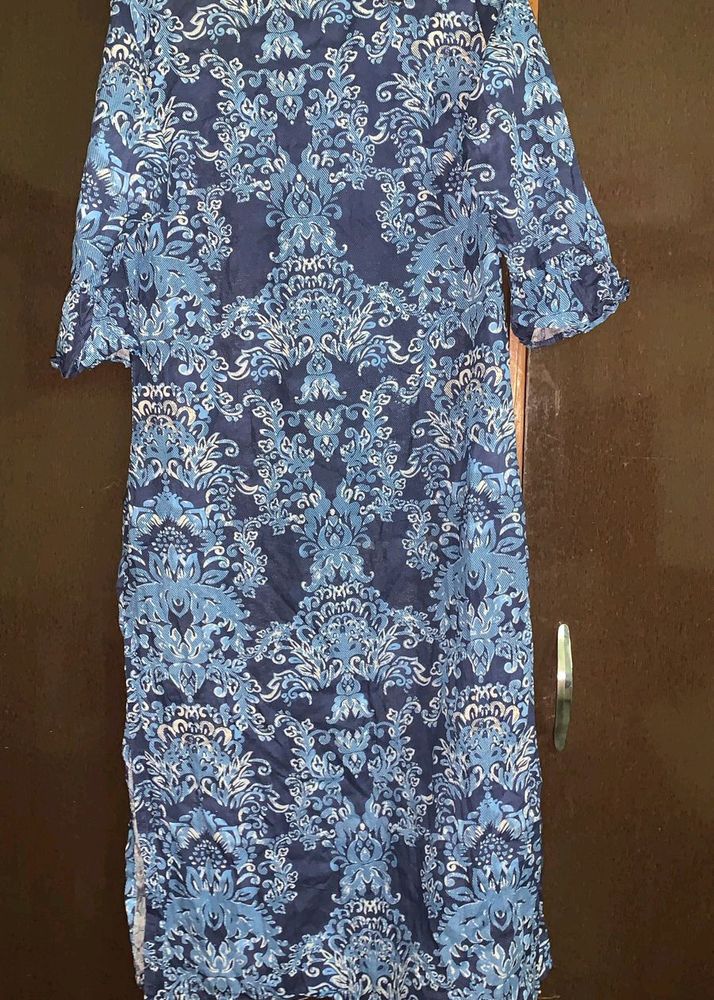 Blue Kurti For Women Girls Daily Wear