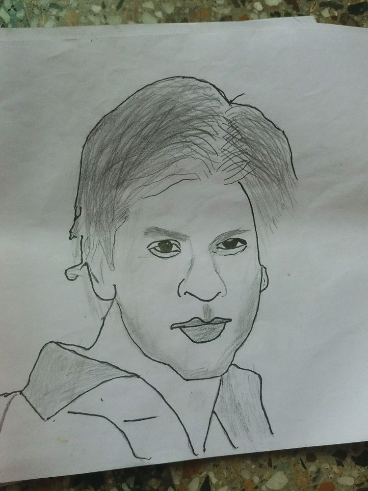 Shahrukh Khan Photo Sketching