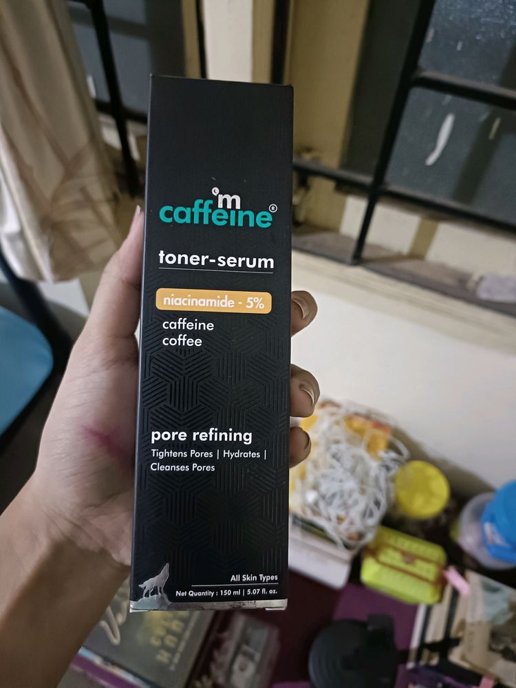 M caffeine, Nicinamide Toner+Serum By A