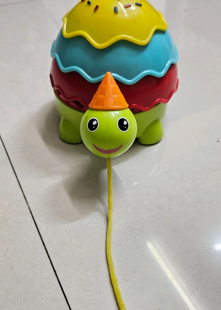 Funskool Giggles, Icecream Turtle, Pull Along Toy