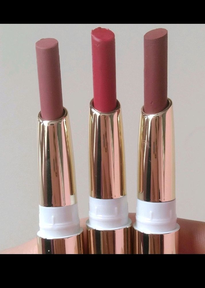 Combo Of 3 Ultimate Long Stay Lipstick