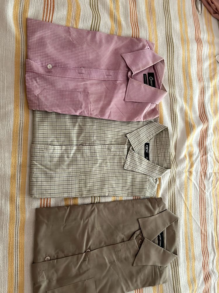 Combo Of 3 Formal ShirtsAlmost New