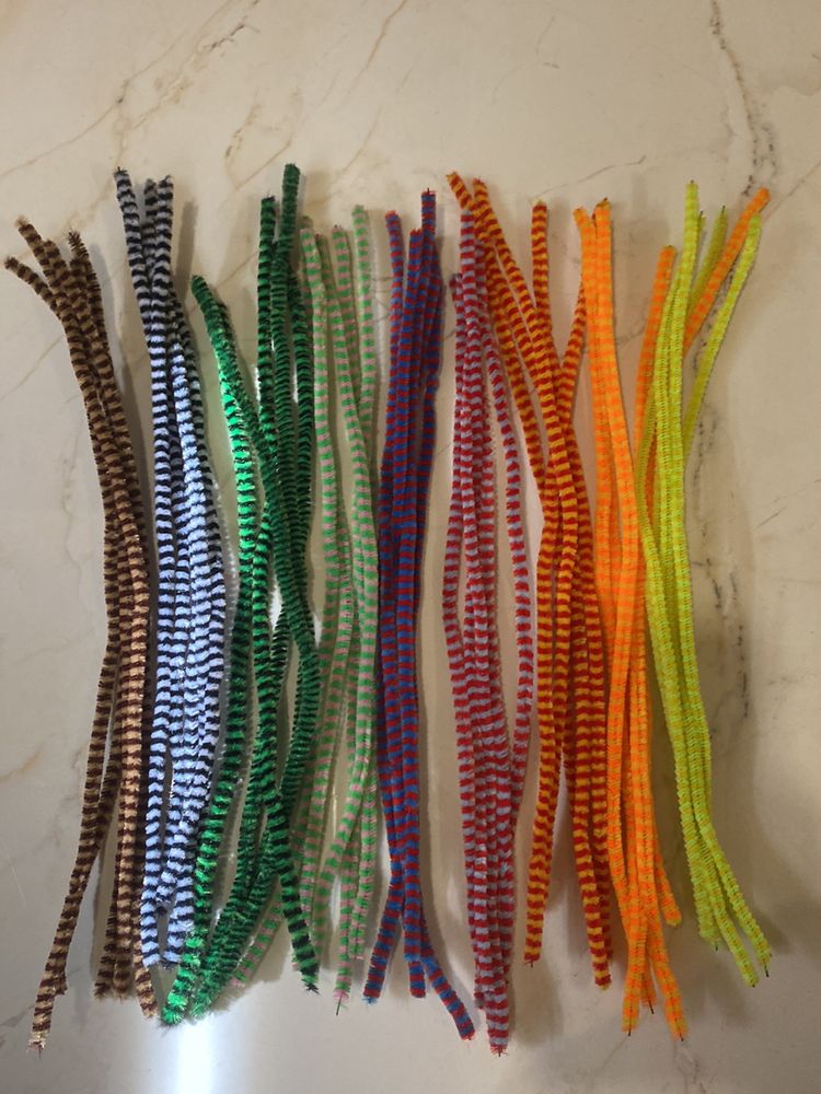 Striped Pipe Cleaners