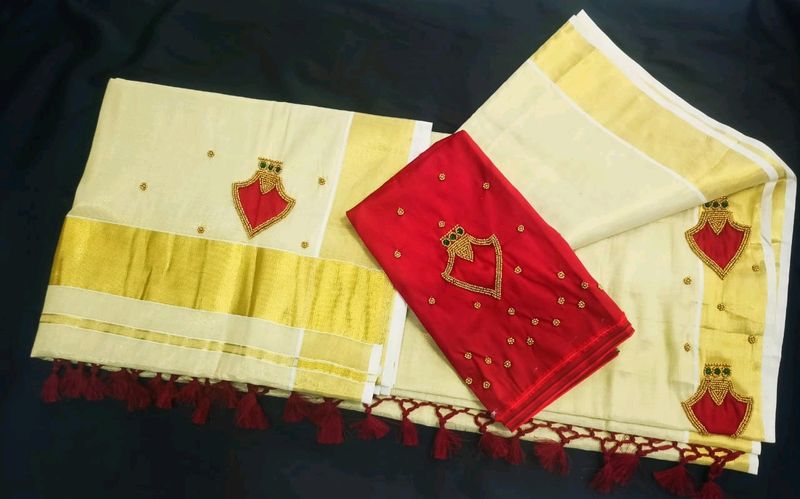 KERALA PALAKA SAREE