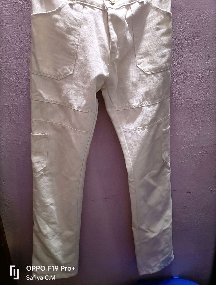 White Baggy Pant