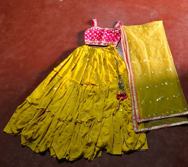 Wedding Wear Heavy Work Lehenga With Dupatta