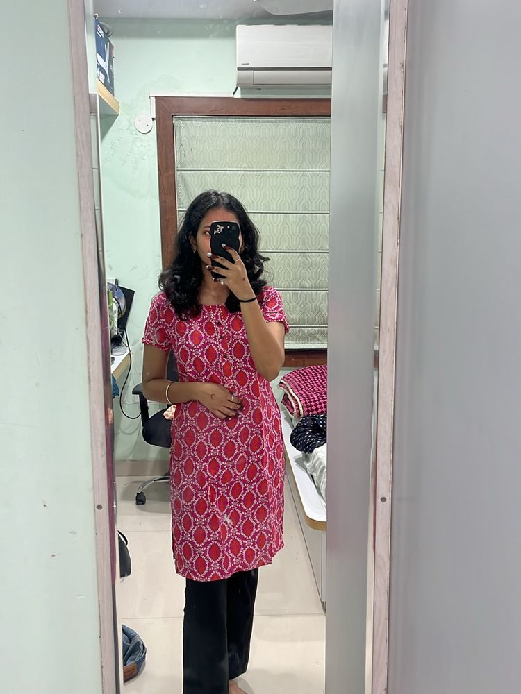 Pink Kurta