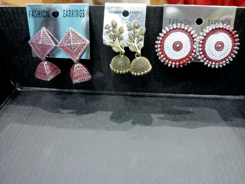 Combo of any three earrings