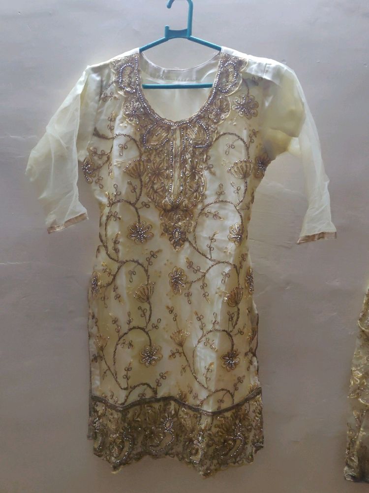 Yellow Golden Garara Suit