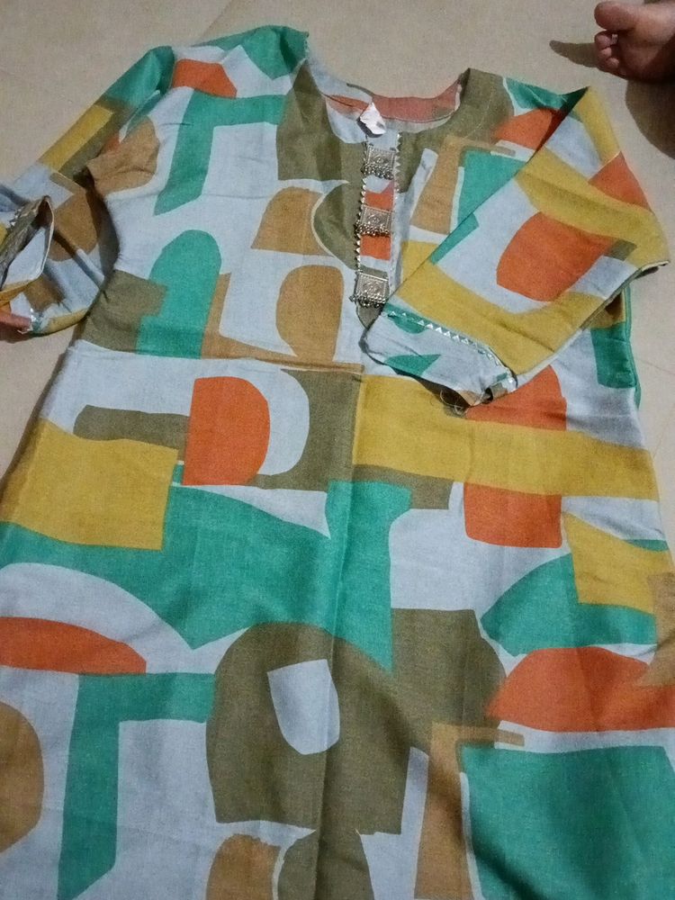 Multicolored Kurta