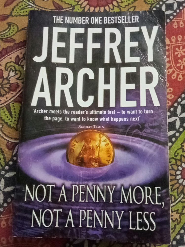 Jeffrey Archer Not A Penny More  Penni Le