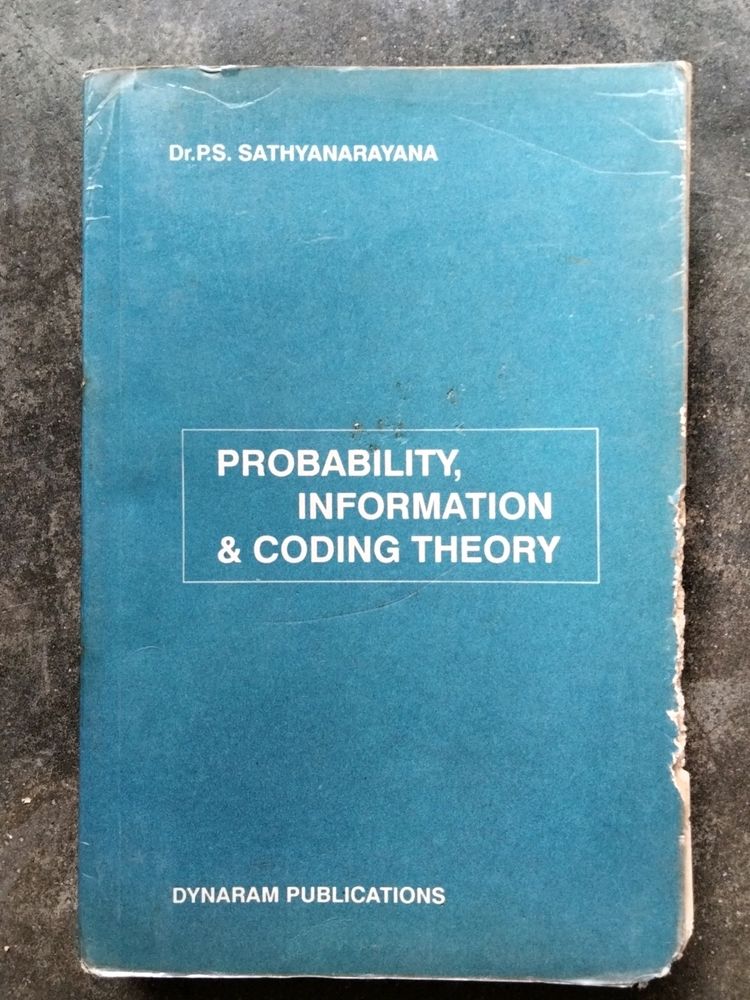 Probability , Information & Coding Theory