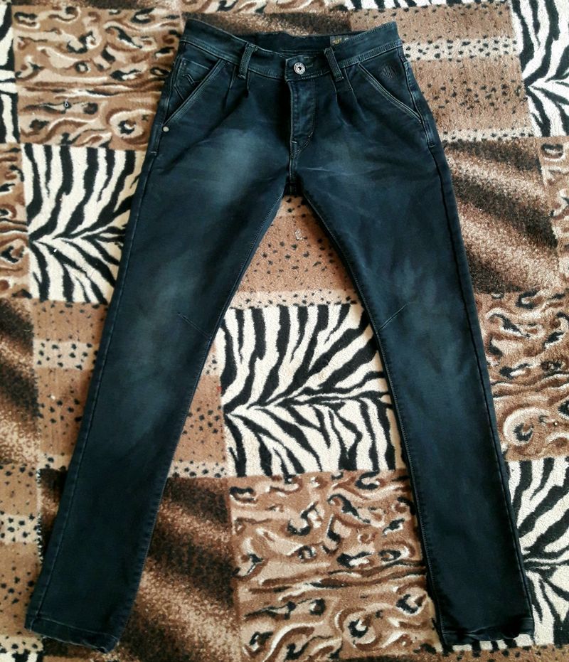 Replay Black Grey Jeans 30 Size