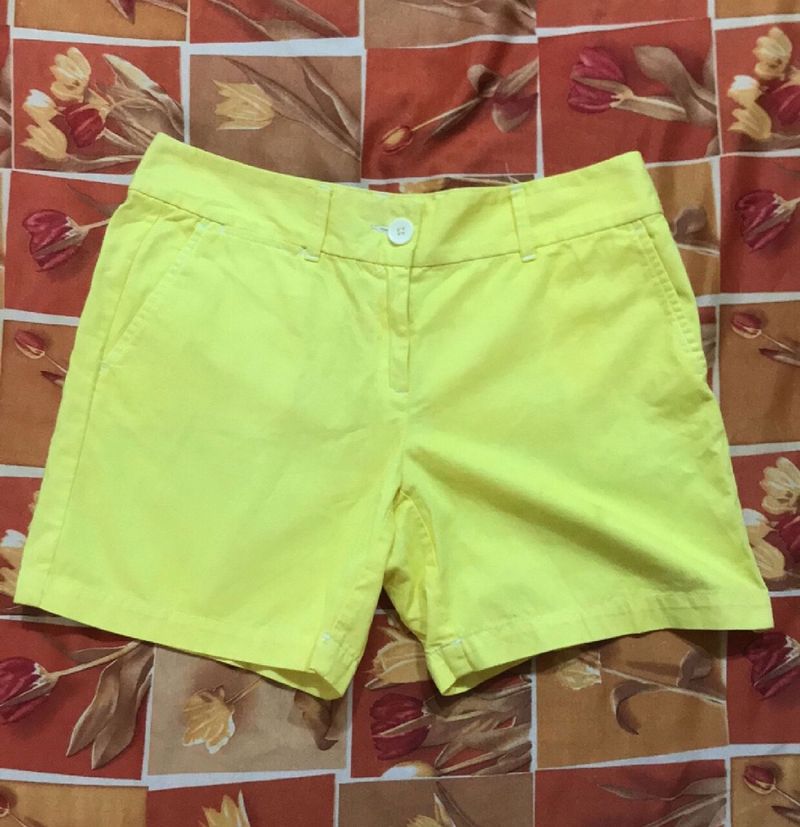 Yellow Shorts For Women