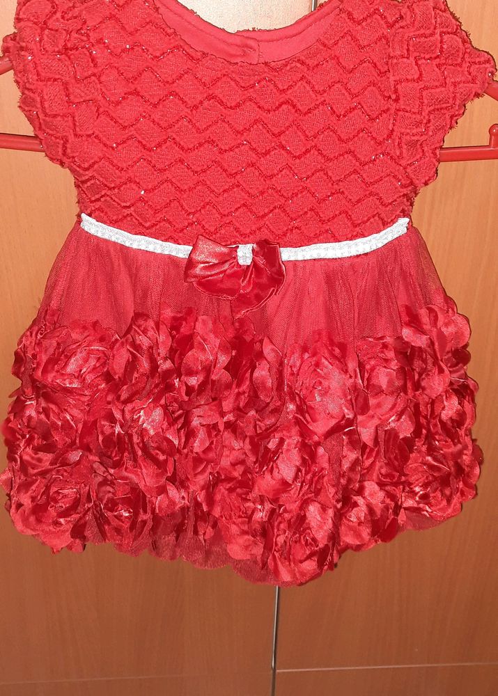 Red Baby Frock