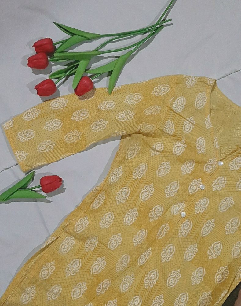 Yellow Kurti