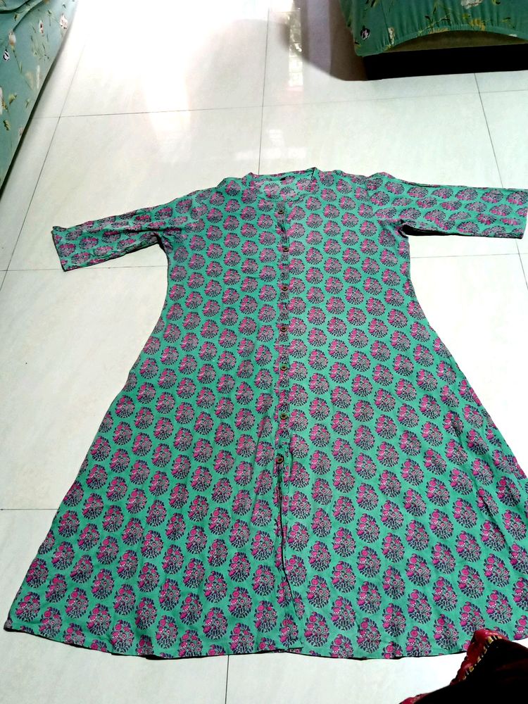 Light Sea Green Kurti