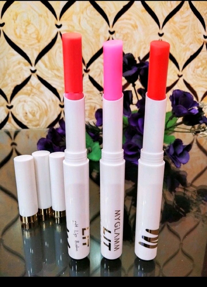 Pack Of 3 Lipbalm Different Shades