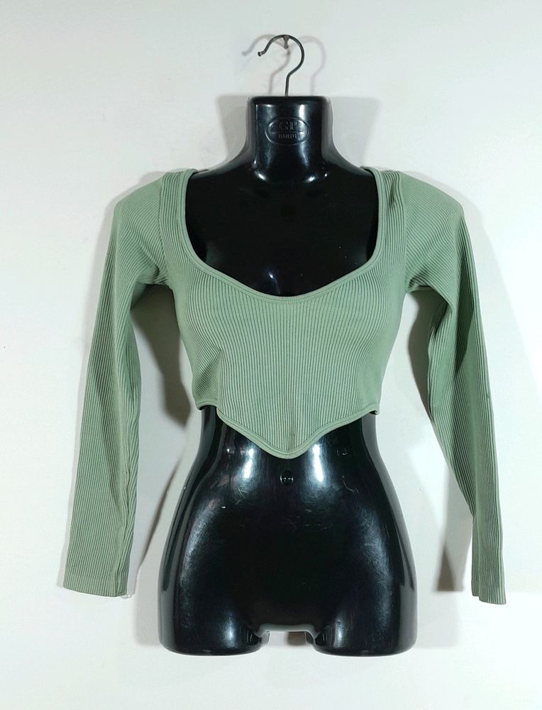 Light Olive Green Top (Women's)