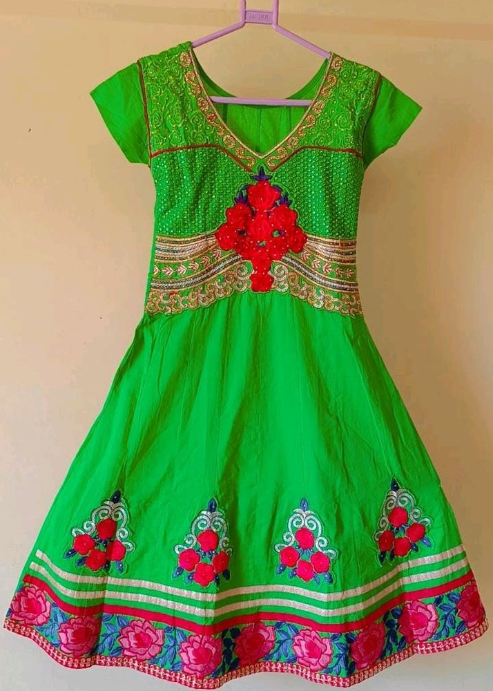 Ethnic Cotton Kurti Set.