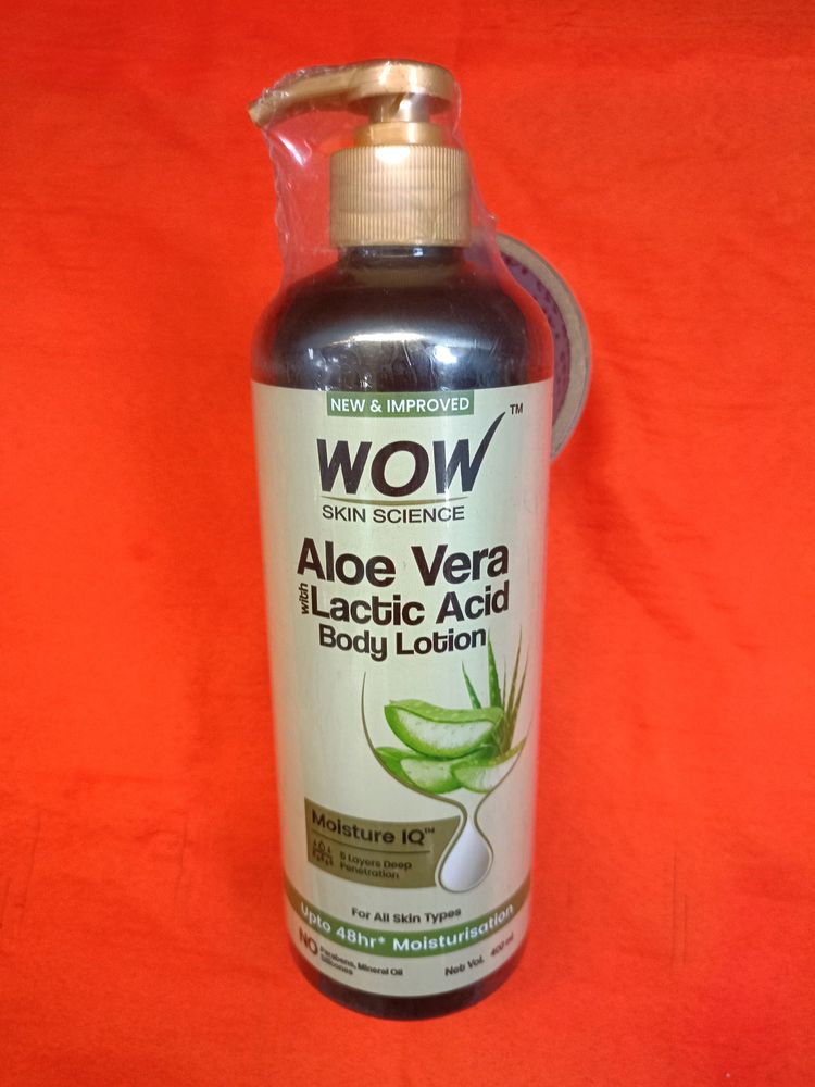 WOW Skin Science Aloe Vera Body Lotion one piece