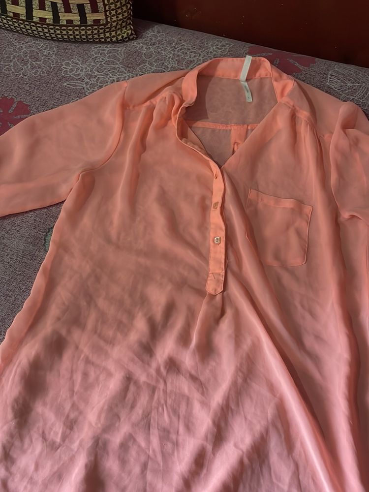 Light Peach Color Shirt