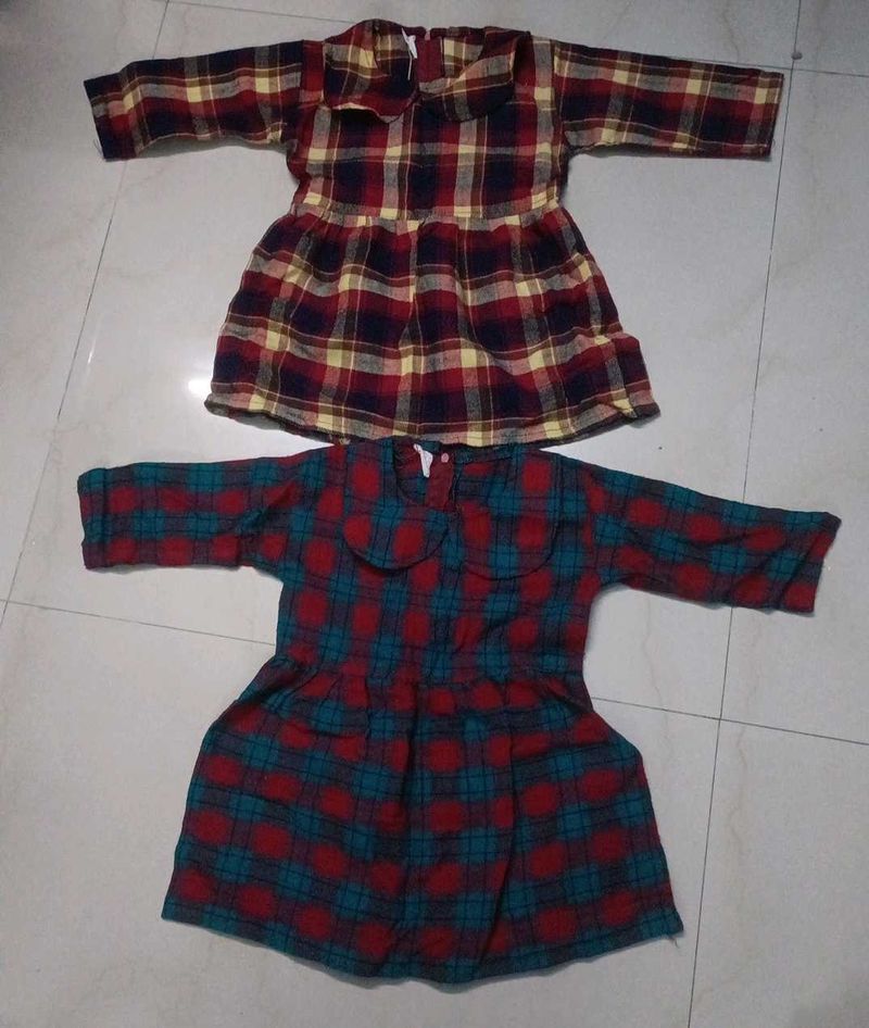 Fleece Frocks Set Of 2