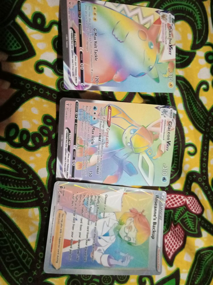 Pokemon Rainbow Cards